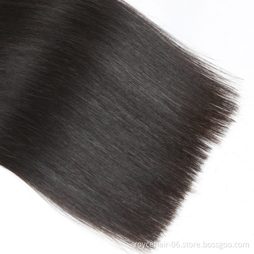 One Donor Unprocessed Virgin Brazilian Human Hair Silky Straight Cuticle Aligned Raw Hair Extensions For High End Customers Only